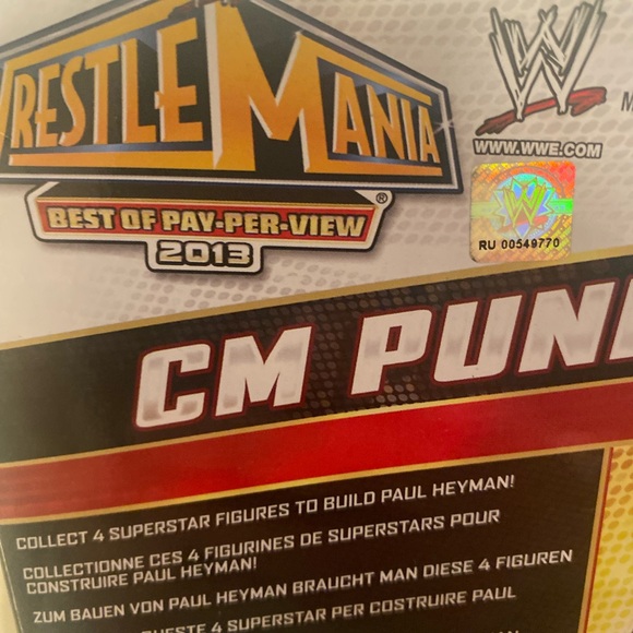 New WWE Best of PPV Elite Wrestlemania 29 series-CM Punk Mattel - Picture 11 of 11